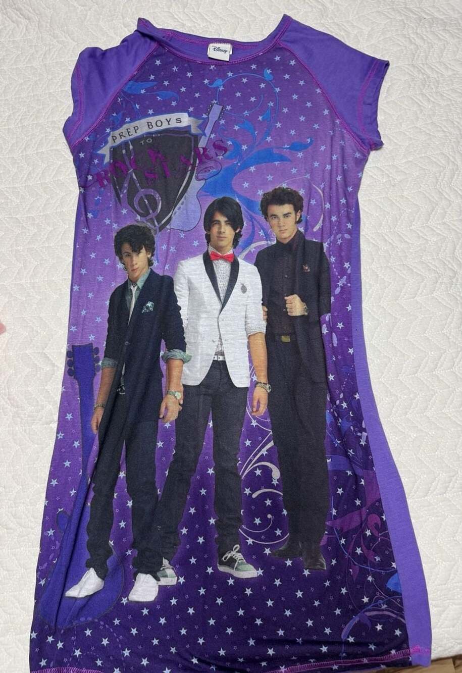 Disney Camp Rock Jonas Brothers Nightgown Youth Size XL/XG 14/16